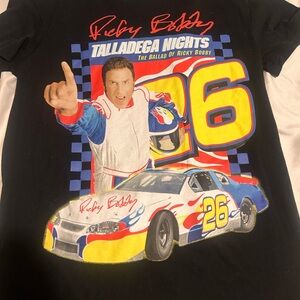 Black Talladega Nights Graphic T-Shirt